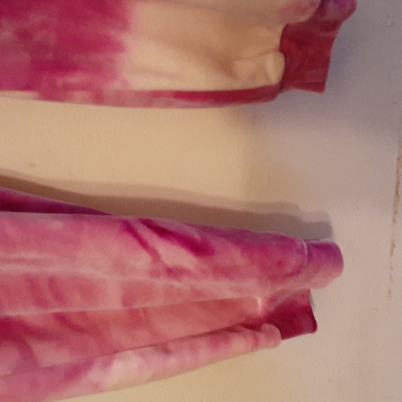 Freshman 2pc Pink Tie Dye Sweatshirt size  large 10/12 - Picture 5 of 7